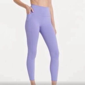 Vuori Studio Pocket 7/8 Leggings Size Small S Ultra Violet Lavender Tights